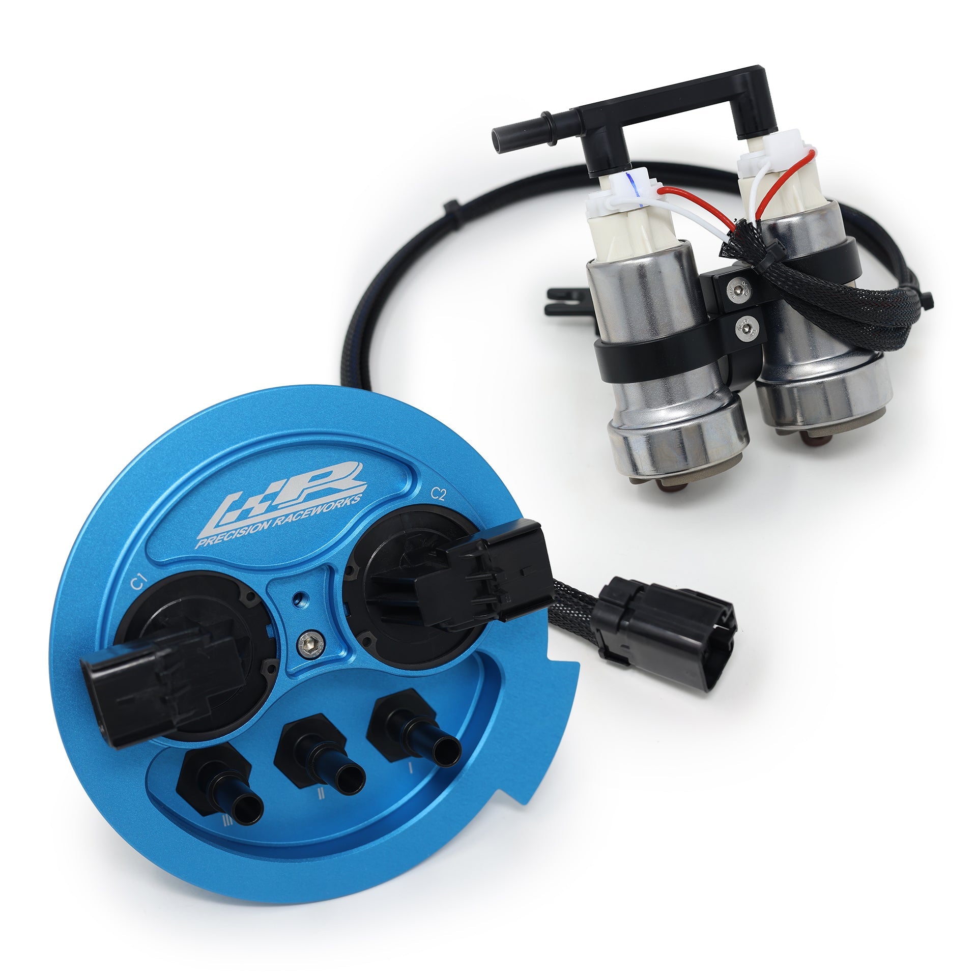 Precision Raceworks Stand Alone Auxiliary Fuel System (AFS) for BMW X3 M F97 / X4 M F98 / X3 M40i G01 / X4 M40i G02 (2018–2024)