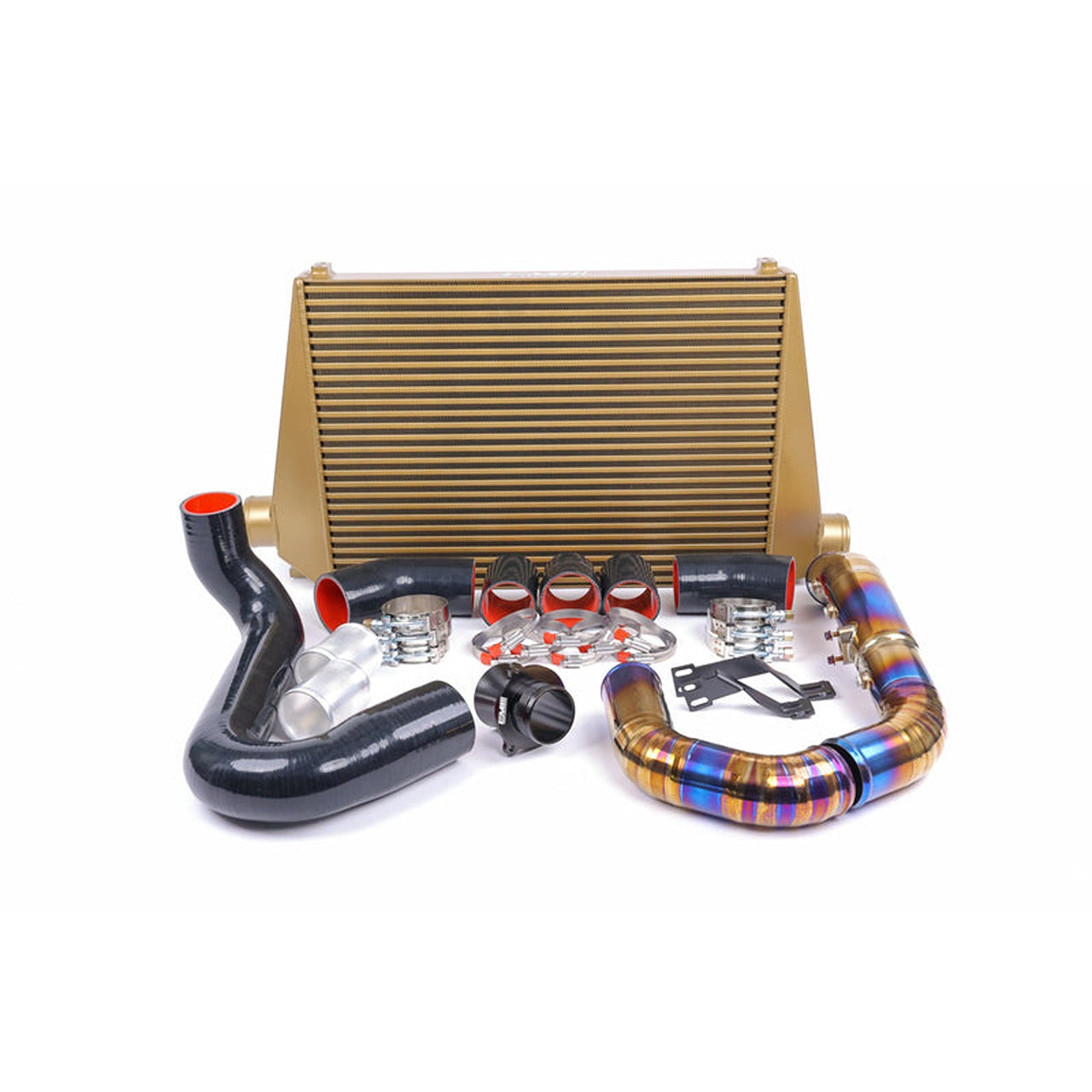 Direct Fit Upgraded Intercooler Kit with Titanium Turbo Charge Pipe for Audi B9 A4 A5 & C8 A6 A7 2.0T
