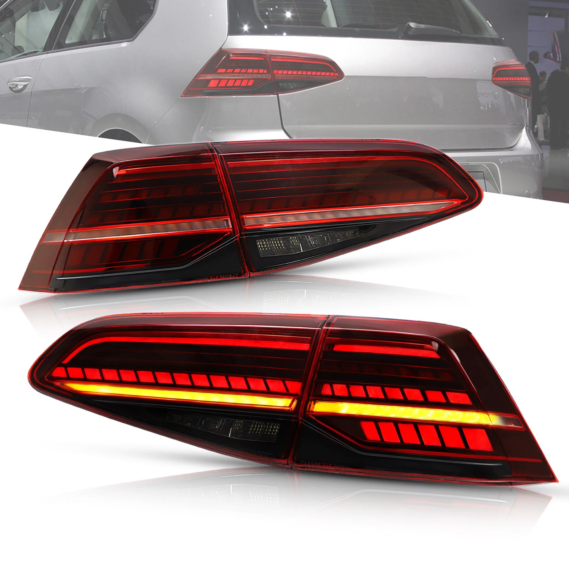 Sequential LED Tail Lights for VW Golf MK7 MK7.5 (2015–2021) - EuroSpeed