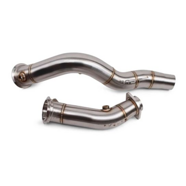 VRSF 3.5" Cast Stainless Steel Racing Downpipes — BMW M3 / M4 / M2 Competition (F80/F82/F83/F87) (2015–2020)