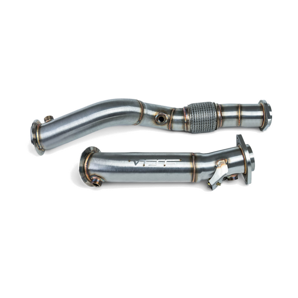 VRSF 3.5" Cast Stainless Steel Racing Downpipes — BMW M3 / M3 Competition / M4 / M4 Competition / M2 (G80/G82/G83/G87) (2021–2024)