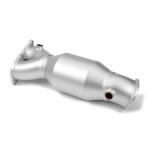 VRSF 3.5" Ceramic Coated Cast Stainless Steel Downpipe — BMW 135i / 335i (E82/E88/E90/E92/E93) (2006–2013)