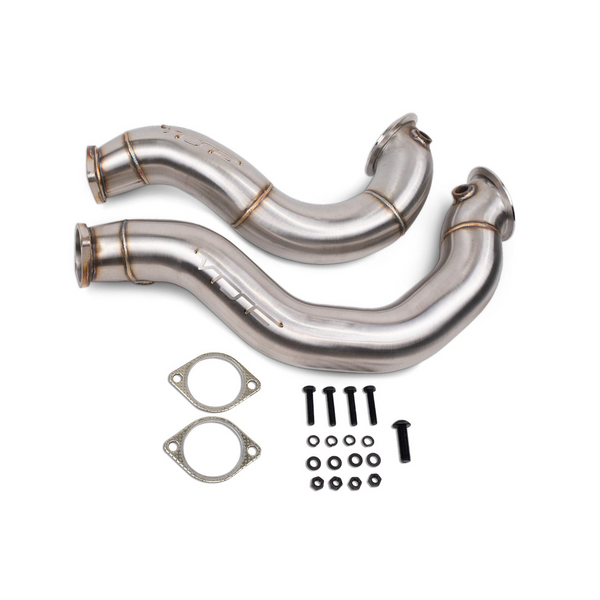 VRSF 3 Cast Stainless Steel Downpipes — BMW 1M / 135i / 335i (E82/E88/E90/E92/E93) (2006–2013)