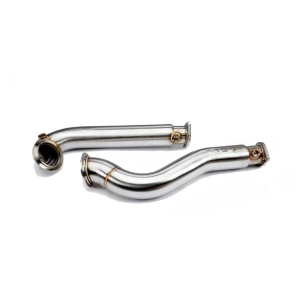 VRSF 3" Cast Stainless Steel Racing Downpipes — BMW E61 535i (E60) (2004–2010)