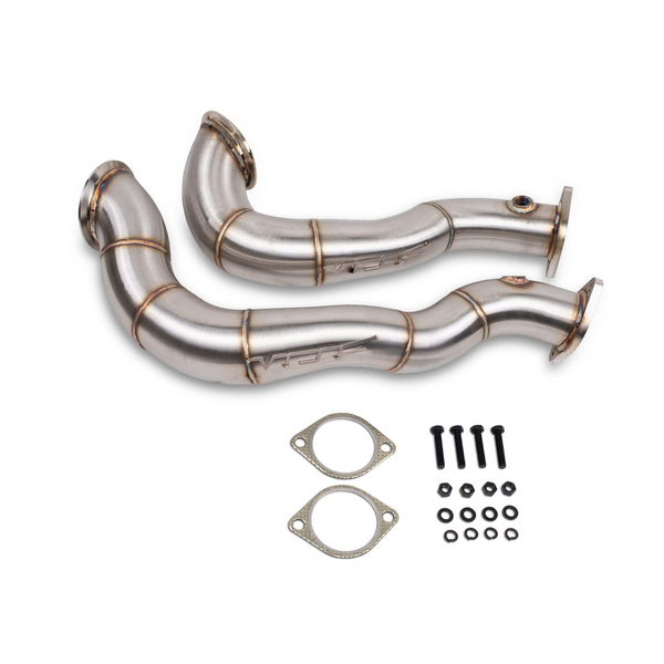 VRSF 3" Cast Stainless Steel Racing Downpipes for BMW 3 Series 335i E90 / 335i E92 / 335i E93 (2006–2013)