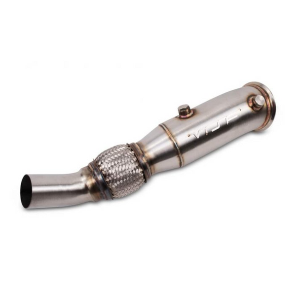 VRSF 4" Cast Stainless Steel Racing Downpipe — BMW F15 X5 40e