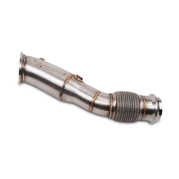 VRSF 4" Cast Stainless Steel Racing Downpipe for BMW 2 Series 230i F22 / 230i F23 / 430i F32 / 430i F33 / 430i F36 / 330e G20 & More