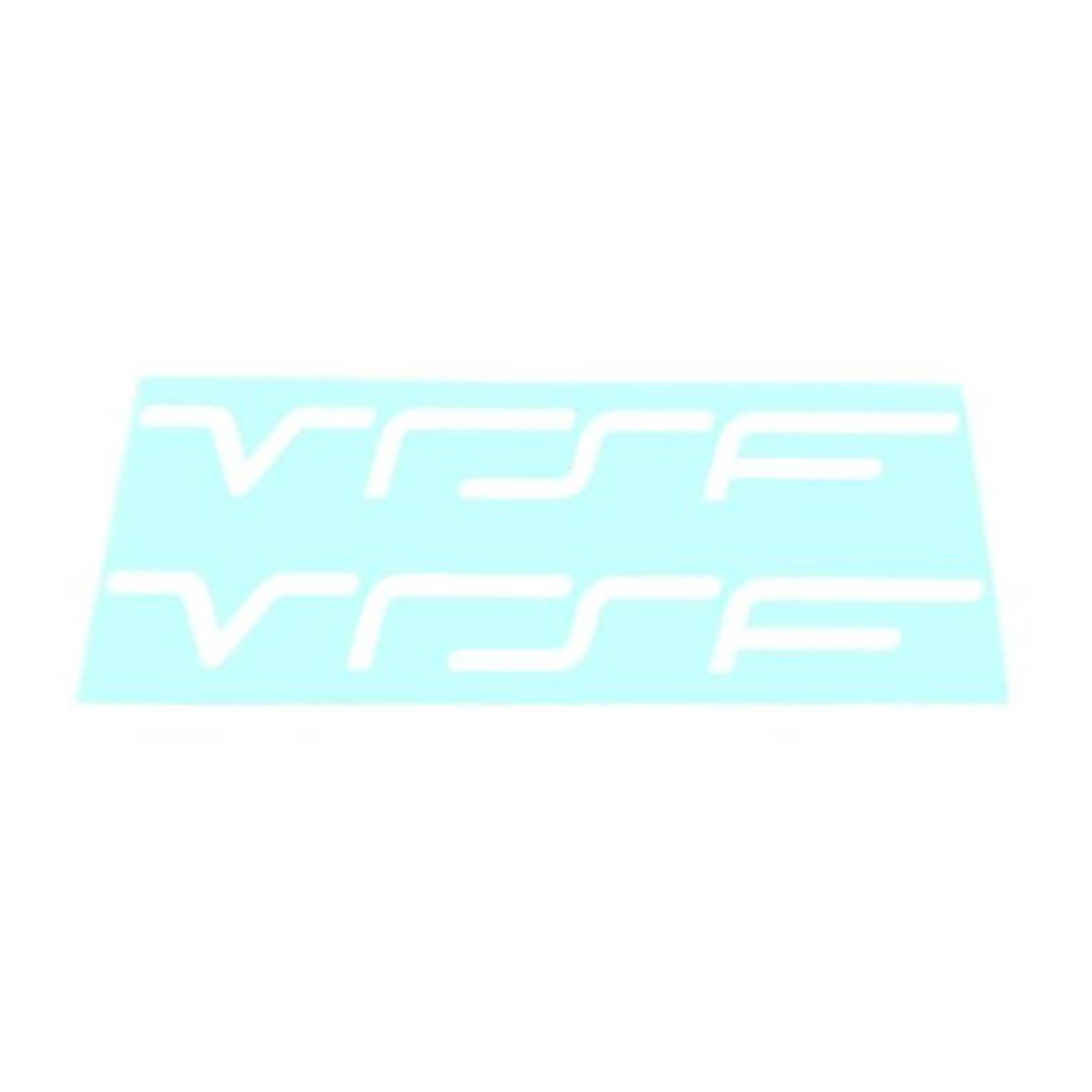 VRSF 7" White Window Logo Decals