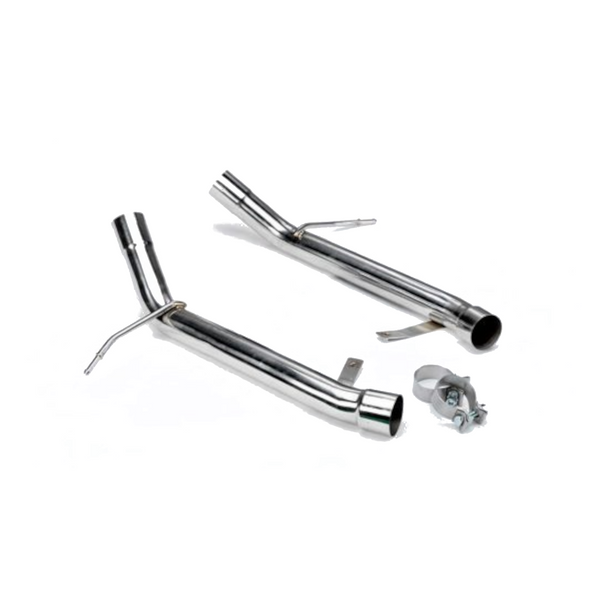 VRSF Stainless Steel Muffler Delete — BMW 335i (E90/E92/E93) (2006–2013)