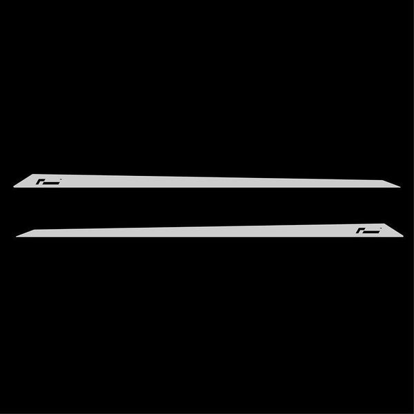 Racingline Door Decals Long - Silver / A4 / A5 / A6 / Passat / Arteon etc for Audi A4 B9 / B9.5 / B8 & More (2007–2026)