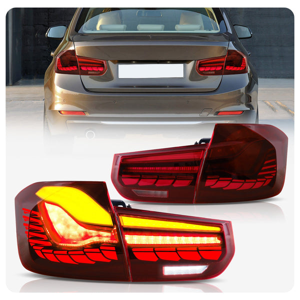 GTS Style OLED Sequential Tail Lights for BMW 3 Series F30 / M3 F80 (2012–2018)