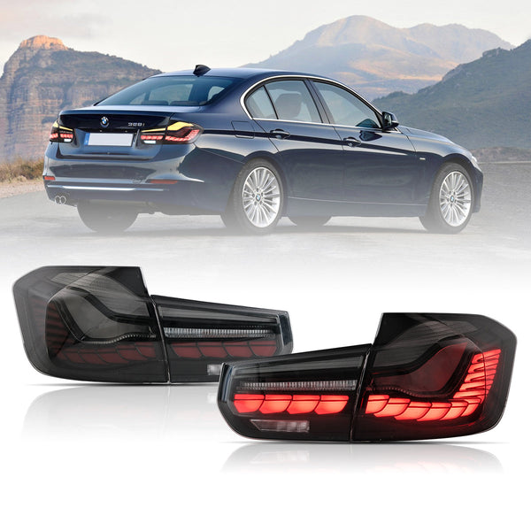 GTS Style OLED Sequential Tail Lights for BMW 3 Series F30 / M3 F80 (2012–2018)