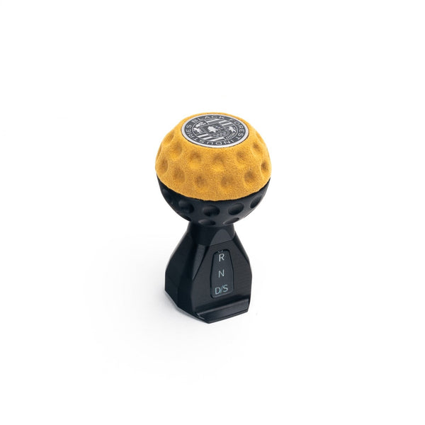 BFI GSB Heavy Weight Shift Knob, Auto / DSG for Volkswagen Golf MK8 & Atlas Mk1 (2019–2026) - Caramel Alcantara / Black Anodized
