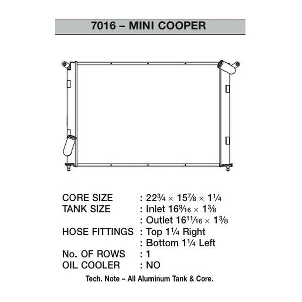 CSF Race Radiator for 02-07 Mini Cooper S (R50/R52/R53)
