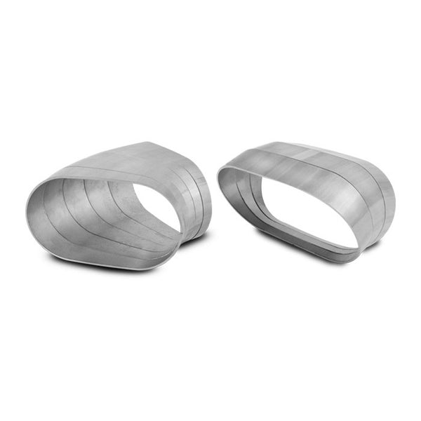 Vibrant Performance 304 Stainless Steel Oval Pie Cut