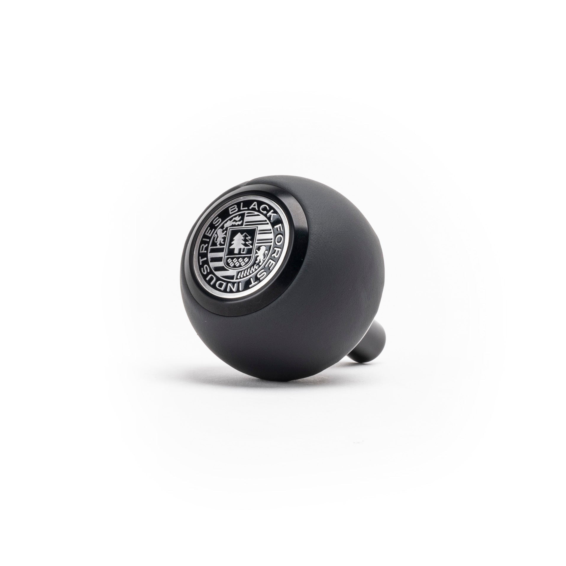 BFI GS2 Heavy Weight Shift Knob for Audi R8 42 / 4S (2006–2024) - Black Napa Leather / Black Anodized / V2