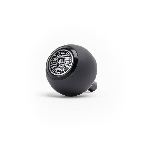 BFI GS2 Heavy Weight Shift Knob for Audi R8 42 / 4S (2006–2024) - Black Napa Leather / Black Anodized / V2