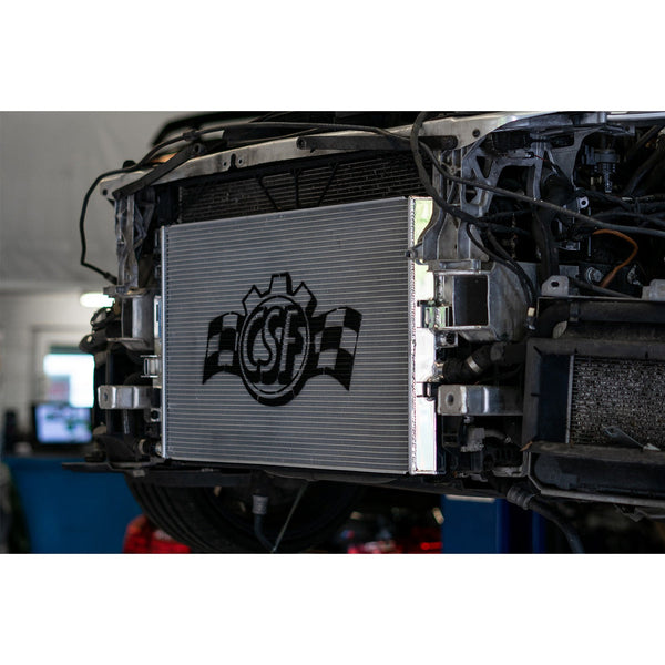CSF Race Radiator for Mercedes AMG GT/R/C / W205 C63 / W213 E63 / GLC63 Heat Exchanger w/ Rock Guard