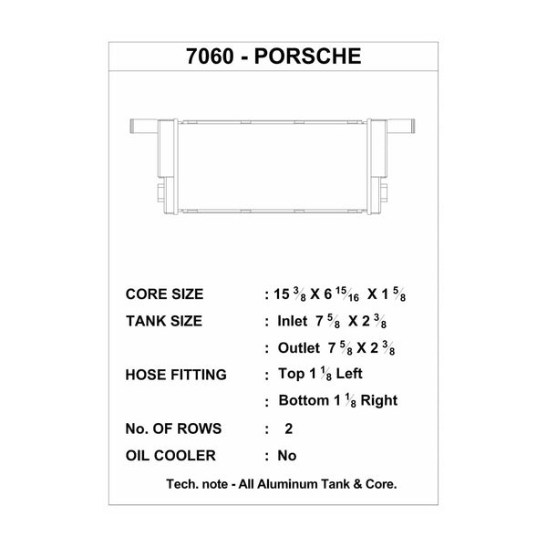 CSF Race Radiator for Porsche 991 911 / 981/982 Cayman/Boxster (Center)