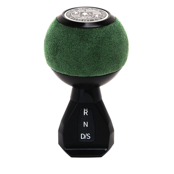 BFI GS2 Heavy Weight Shift Knob, Auto / DSG for Volkswagen Golf MK8 & Atlas Mk1 (2019–2026) - Emerald Green Alcantara / Black Anodized