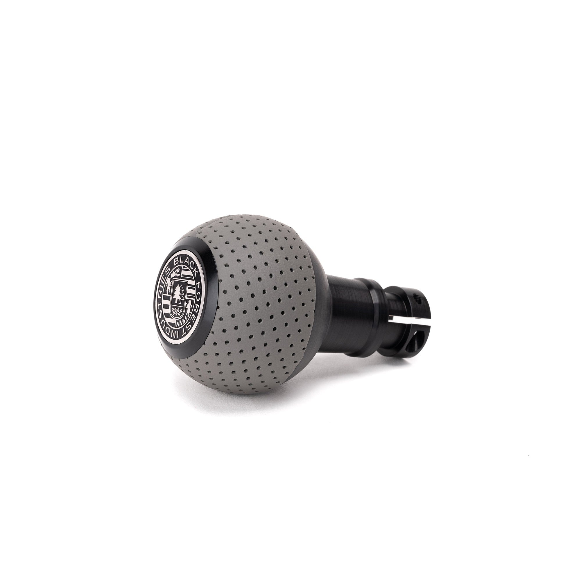 BFI GS2 Heavy Weight Shift Knob, Auto / DSG for BMW 3 Series, Z3, 5 Series, 7 Series & More (1990–2010) - Graphite Gray Air Leather / Black Anodized