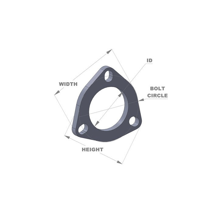 3 Bolt Exhaust Flanges