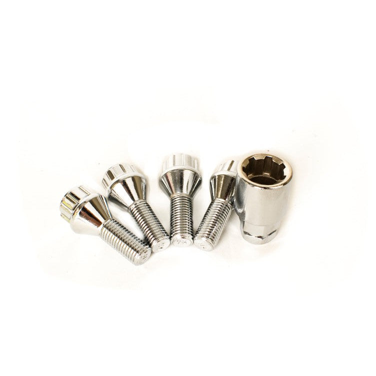 BFI Wheel Lock Kit 12mm - Cone Seat (Silver)