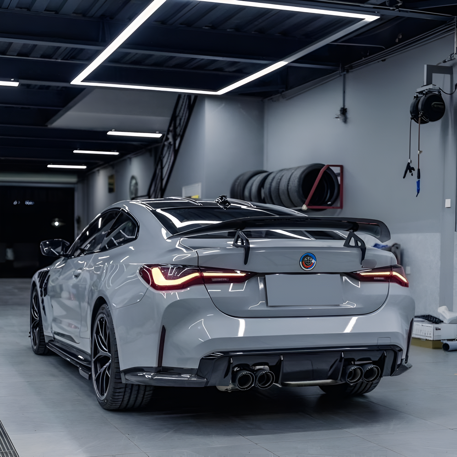 EuroSpeed Carbon Fiber Rear Wing Spoiler for BMW M3 G80 / M4 G82 / M4 G83 (2021-2023)