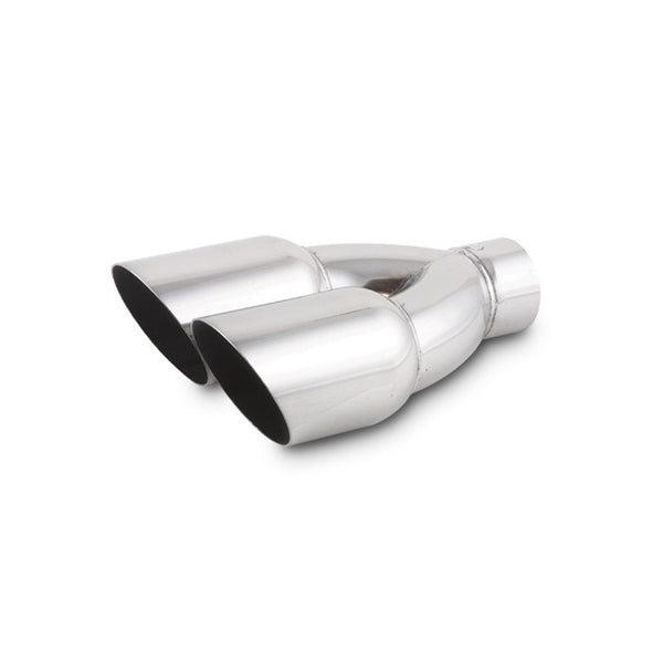 Dual Outlet Weld-On Exhaust Tips