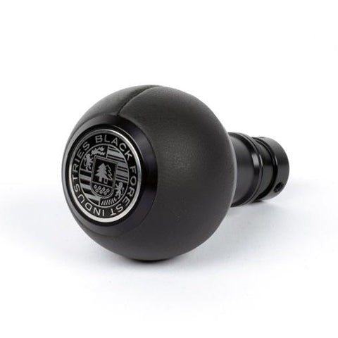 BFI GS2 Heavy Weight Shift Knob, Manual for MINI Cooper, Clubman, Convertible, Roadster & More (2001–2024) - Black Napa Leather / Black Anodized