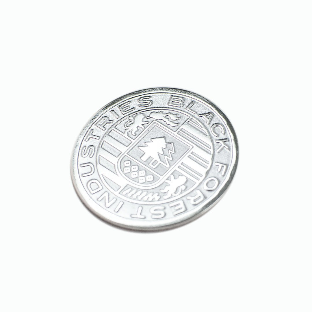 Chrome BFI Crest Coin for Heavy Weight Shift Knobs