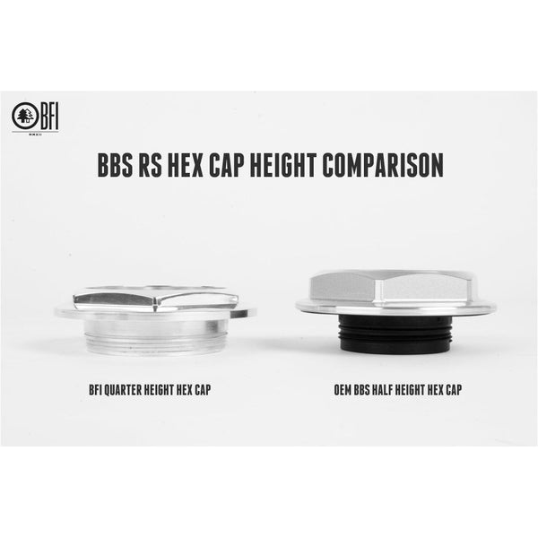 BFI BBS RS Polished Billet Hex Nuts (72mm)