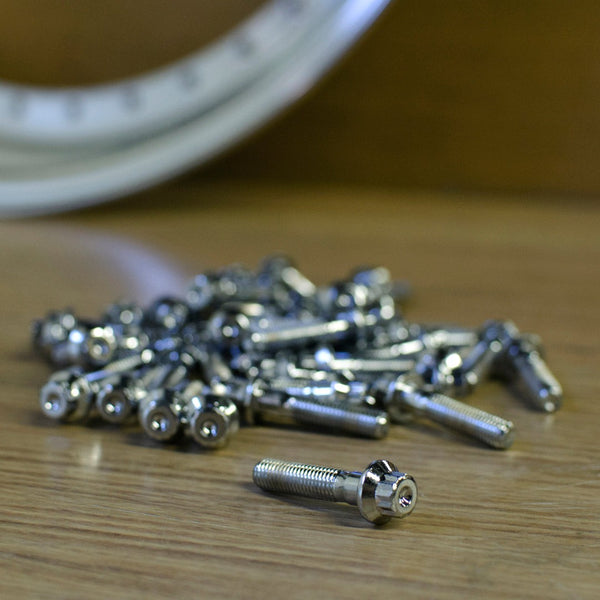 BFI M7x32 Assembly Bolt for 3-Piece BBS / OZ / RH / ARTEC Wheels (Chrome)