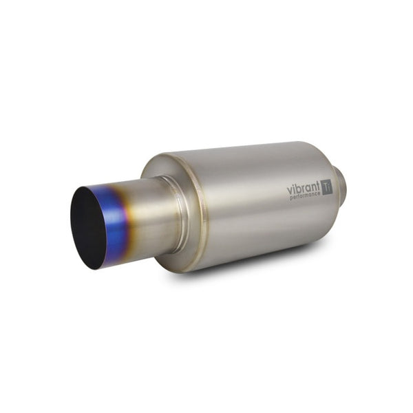 Titanium Universal Mufflers with Exhaust Tip