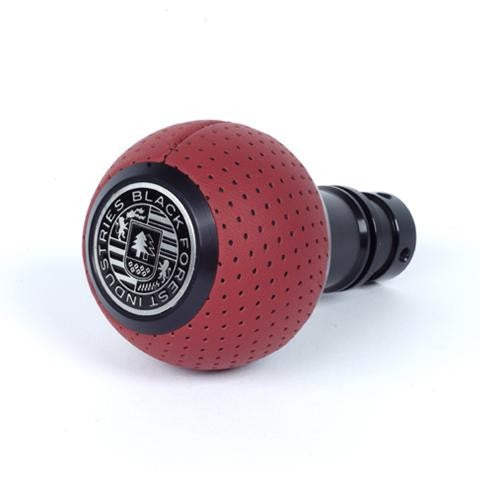 BFI GS2 Heavy Weight Shift Knob, Auto / DSG for BMW Z4 E89 (2009–2016) - Magma Red Air Leather / Black Anodized