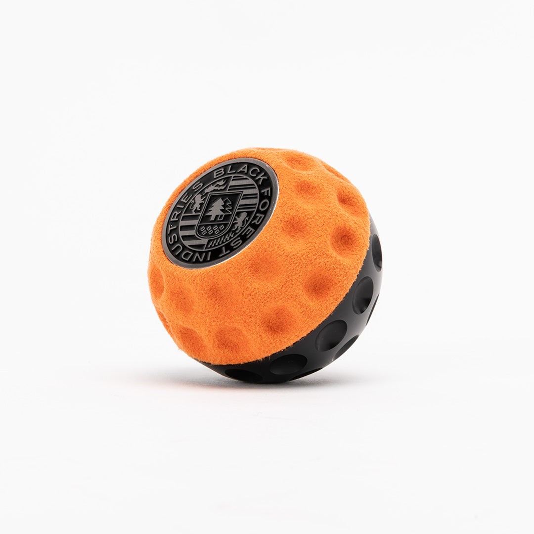 BFI GSB Heavy Weight Shift Knob, Universal - Orange Alcantara / Black Anodized / Metric