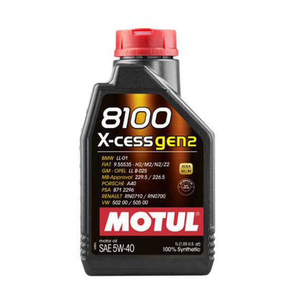Motul 5W40 8100 X-CESS Gen 2 Synthetic Motor Oil