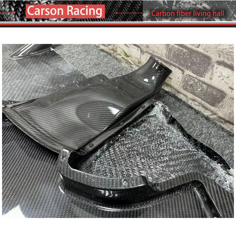 GT4 Dry Carbon Fiber Front Bumper Lip for BMW M3 F80 / M4 F82 / M4 F83 (2014-2020)