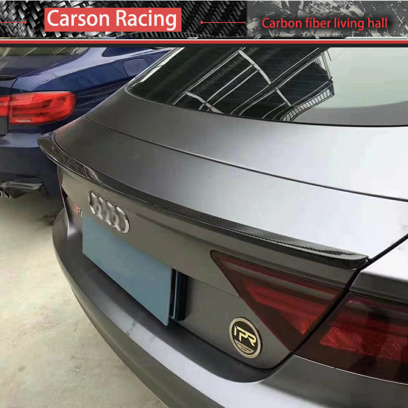 Carbon Fiber P Style Rear Trunk Spoiler — Audi A7 (4G8) (2012–2018)