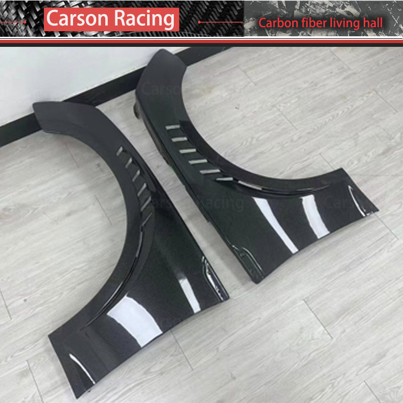Carbon Fiber Front Bumper Air Intake Vent Trim Set — Audi A5 / S5 (F5) (2017–2019)