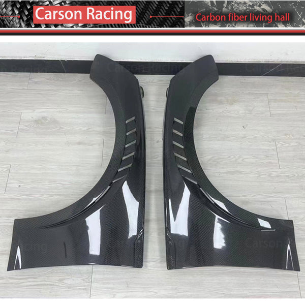 Carbon Fiber Front Bumper Air Intake Vent Trim Set — Audi A5 / S5 (F5) (2017–2019)