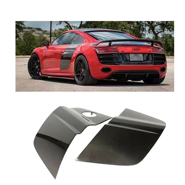 Carbon Fiber OEM+ Side Blade Door Panels — Audi R8 Coupe (2008–2015)