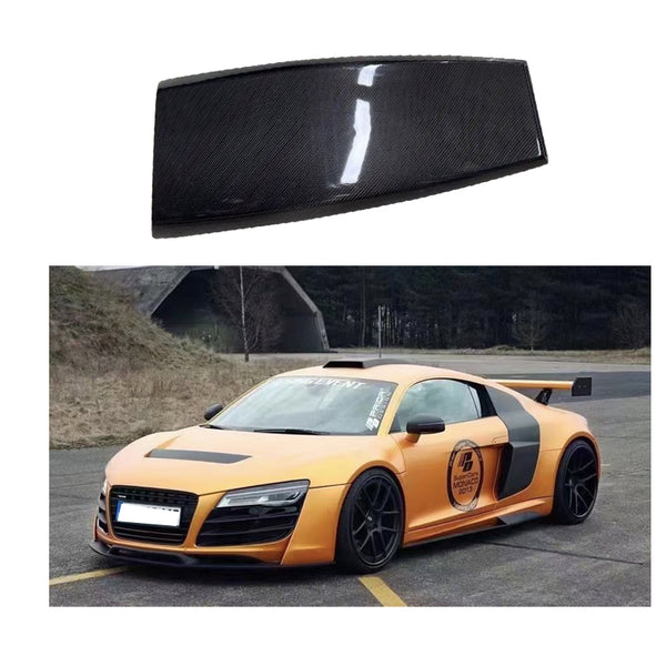 Carbon Fiber R8 Sport-Style Roof Air Outlet Cover — Audi R8 V8 / V10 (2008–2015)