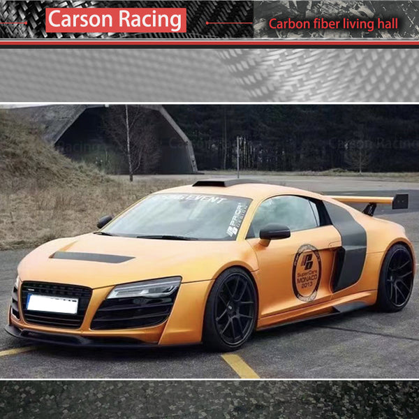 Carbon Fiber R8 Sport-Style Roof Air Outlet Cover — Audi R8 V8 / V10 (2008–2015)