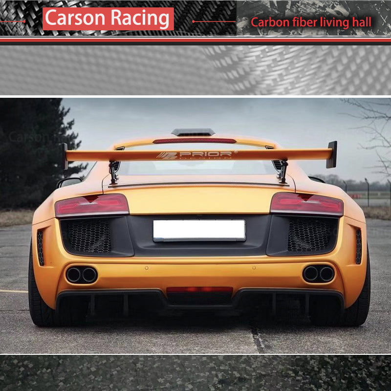Carbon Fiber R8 Sport-Style Roof Air Outlet Cover — Audi R8 V8 / V10 (2008–2015)