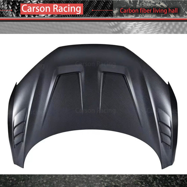 Dry Carbon Fiber Racing Style Hood — Audi R8 5.2 (2017–2024)