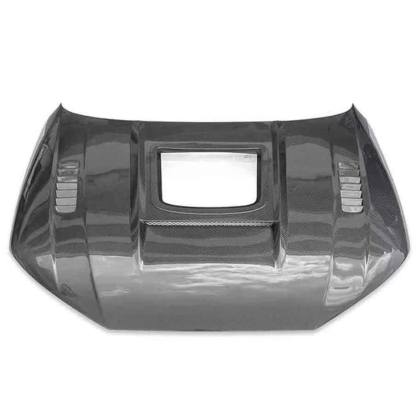 Carbon Fiber Transparent Hood with Glass — Audi A4 / S4 (B10) (2020–2024)