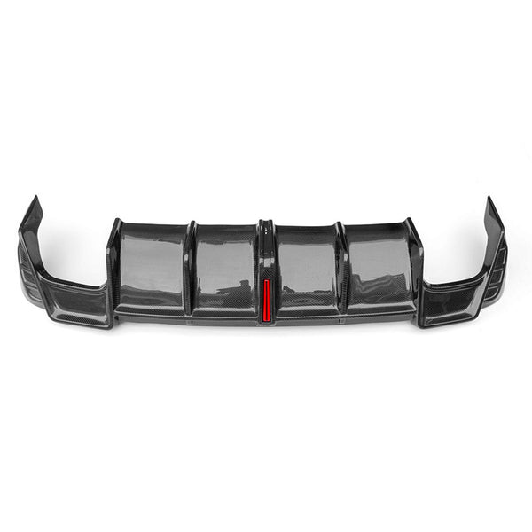 Carbon Fiber Rear Bumper Diffuser (CMST Style) — Audi A4 S Line / S4 (B10) (2020–2024)