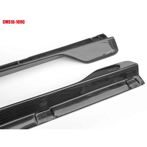 Carbon Fiber Side Skirts (CMST Style) — Audi A4 S Line / S4 (B10) (2020–2024)