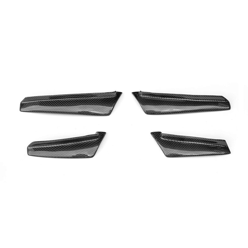 Carbon Fiber Front Bumper Canards (CMST Style) — Audi A4 S Line (B10) / S4 (B10) (2007–2024)